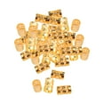 thumbnail image 2 of HILABEE 100 Pieces Dreadlocks Beads Beard Beads Fashion Adjustable Decorative Hair Braid A, 2 of 8