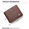 thumbnail image 7 of Kannior Wallet fo Men Leather Card Holder Slim Minimalist Wallet Front Pocket with Money Clip Multiple Card Slots for Everyday Use, 7 of 7