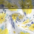 thumbnail image 6 of Yellow Watercolor Floral Cloth Napkins, Spring Flower Abstract Art Washable and Reusable Dinner Napkins Set of 4, Table Napkin for Kitchen Party Birthday Wedding Hotel Housewarming 20"x20", 6 of 9