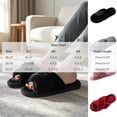 thumbnail image 4 of Agkizg Womens Fuzzy Slippers, House Slippers, Plus Size Fuzzy Plushes House Slippers Warm Lined Comfortable Casual Indoor Winter Slippers, 4 of 6