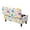 Colorful Turtle Starfish Conch, variant on Jiueut Green Palm Leaves Pattern Ottoman Cover Slipcover Rectangle Footrest Slipcovers Removable Washable Storage Foot Stool Cover Footstool Protector Covers Stretch Thick Jacquard Fabric, S
