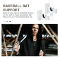 thumbnail image 5 of CIMAXIC 1 Pair of Household Bat Racks Wall-mounted Bat Hangers Multi-function Bat Stands,4.33"X3.54"X1.77", 5 of 5