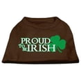 thumbnail image 1 of Proud To Be Irish Screen Print Shirt Brown Sm (10), 1 of 2