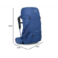 thumbnail image 3 of Osprey Rook 50L Men's Backpacking Backpack, Astology Blue/Blue Flame, 3 of 6