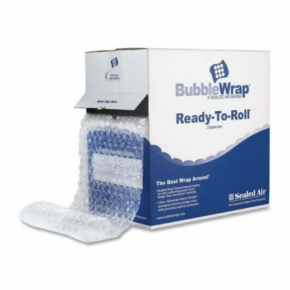 Bubble Wrap, SEL90065, Sealed Air Ready-to-Roll Dispenser, 1 / Carton, Clear