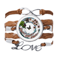 thumbnail image 1 of Carp Sakura Lotus Pattern Geometry Bracelet Love Chain Rope Ornament Wristband, 1 of 3
