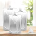 thumbnail image 2 of 10 Pcs Liquid Pouch Food Grade Leak Proof With Screw Cap Spout Concealable Fluid Bags With Funnel For Outdoors cy350ml, 2 of 5