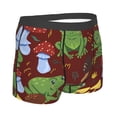 thumbnail image 3 of Haiem Frogs and Mushrooms Men's Boxer Briefs, Every Day Comfort Stretch Cotton Moisture-Wicking Underwear-XX-Large, 3 of 9
