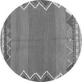 thumbnail image 1 of Ahgly Company Indoor Round Oriental Gray Traditional Area Rugs, 4' Round, 1 of 1