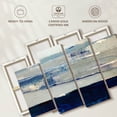 thumbnail image 6 of Elephant Stock I Always Return To The Sea Wall Art - Horizontal Multi Panel Canvas - Living Room Wall Decor - Abstract Multi Panel - Blue And Gray Decor By Julie Weaverling - 84" x 54", 6 of 8