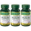 Nature's Bounty Probiotic Acidophilus Tablets, 120 ea (Pack of 3)