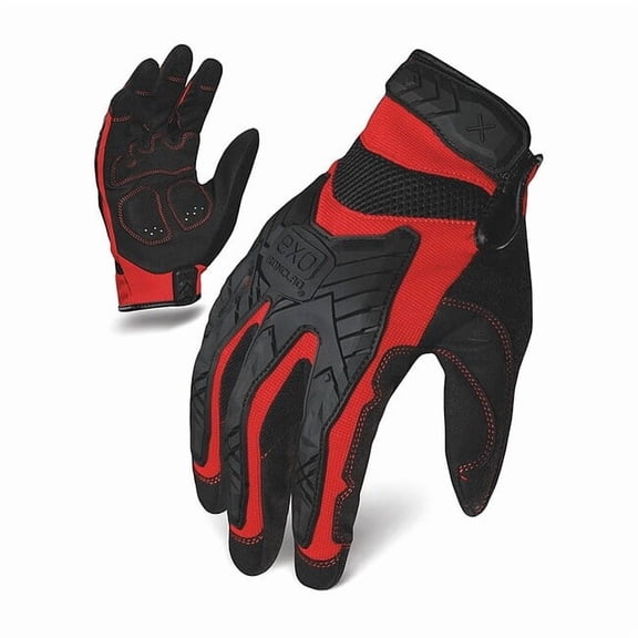 Ironclad Performance Wear Impact Mechanics Glove,Red/Black,XL,PR EXO2-MIGR-05-XL
