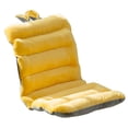 thumbnail image 2 of ZenCart Foldable Cushion Lazy Sofa Indoor Chaise Lounger Back Folding Chair Cushion Moisture Absorption 4-hole Positioning Seat Pad for Living Room Bedroom Office Nap Couch, 2 of 8