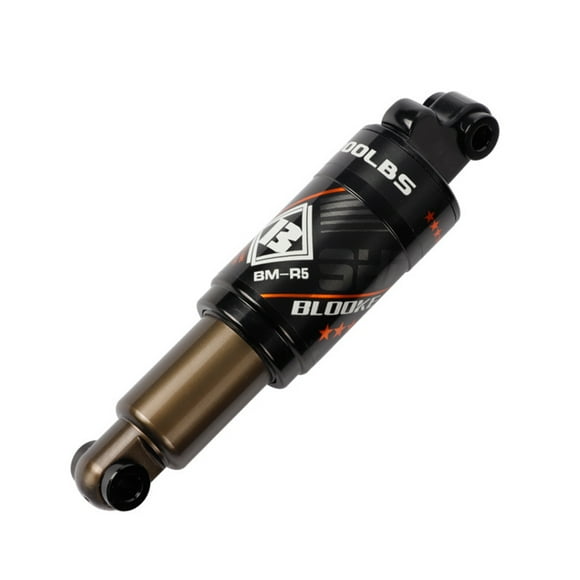 Oil Spring Shock Absorber Mountain Bike Rear Shock Absorber Aluminium Alloy MTB Rear Absorber Suspension with Screws Kit 165mm (6.5'') x 43mm Type 5