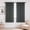 Dark Gray, variant on Deconovo Blackout Curtains for Kitchen Windows, Room Darkening Panels with Back Tab and Rod Pocket, Turquoise, 2 Pieces, 52"x45"