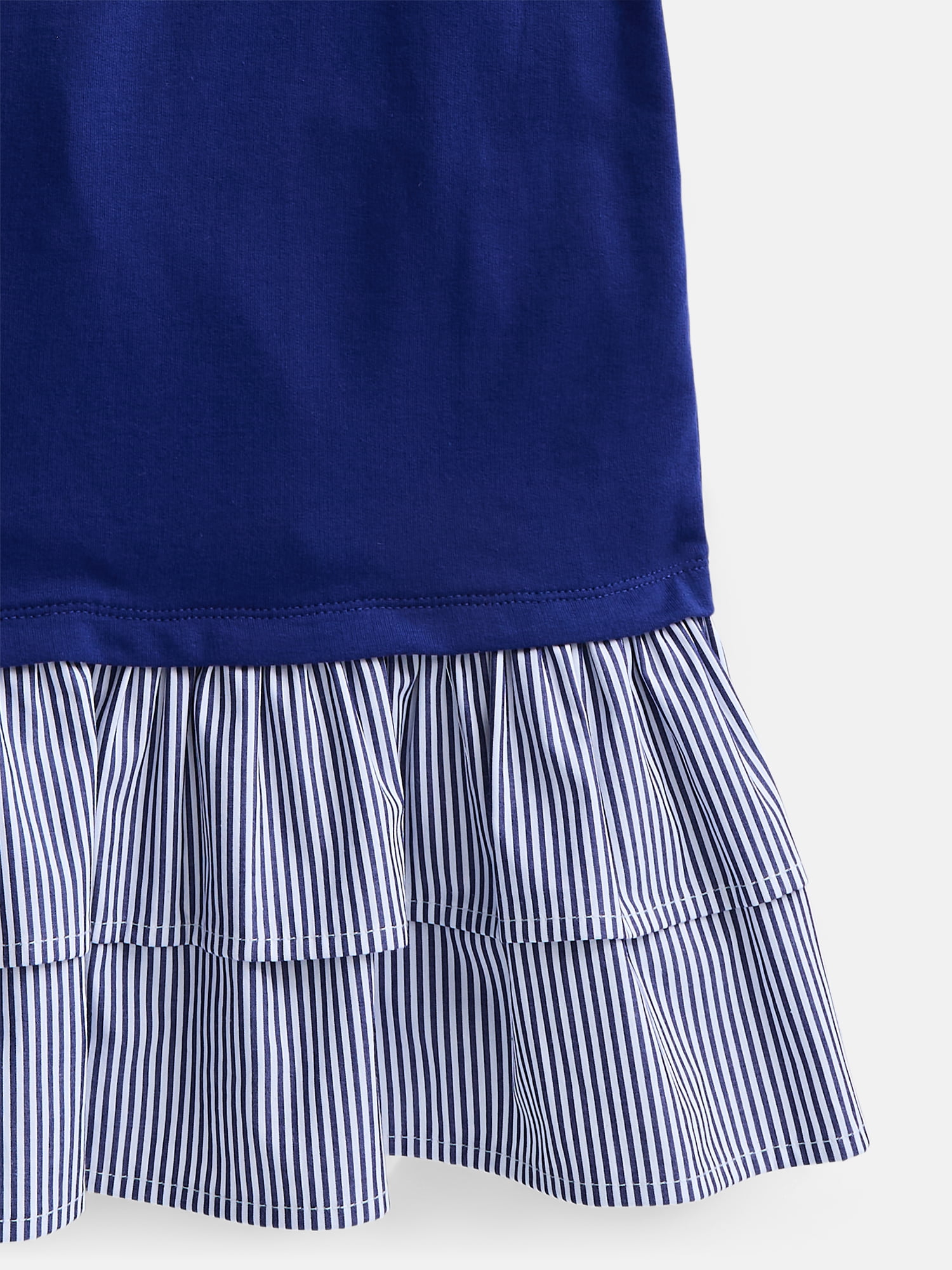 Weekend Academy Girls Double Ruffle French Terry Rugby Dress, Sizes 4-18