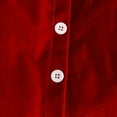 thumbnail image 5 of shqvo Toddler Girls Christmas Dress Set Fuzzy Lapel Collar Button Coat and Strap Dress Solid Color Trendy Lined Long Sleeve Thermal Fall Winter Outfits 2Pcs, 5 of 9