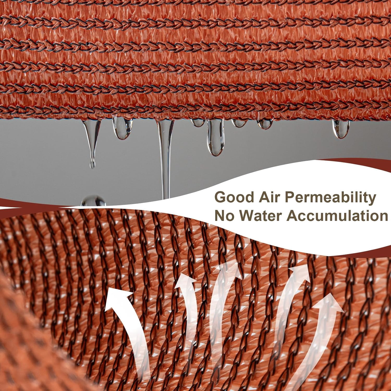 LOVE STORY Custom Size 8'x9' Terra Red Sun Shade Cloth with Grommets Pergola Shade Cover 95% UV Protection for Outdoor