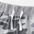 thumbnail image 3 of AherBiu Toddler Boys Clothes Summer Camo Shorts Drawstring High Waisted Cotton Comfy Loose Shorts, 3 of 4