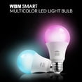 thumbnail image 7 of Himalayan Glow Multicolor LED Light Bulb, RGB Lights & Dimmable,  9.5 Watts, Wi-Fi Control, Pack of 2, 7 of 7