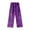 Purple, variant on SNOWSONG Mardi Gras Outfit for Women, Women's Flannel Pants - Carnival Market Style, Casual & Comfortable, Wide Leg Pants Women Green L