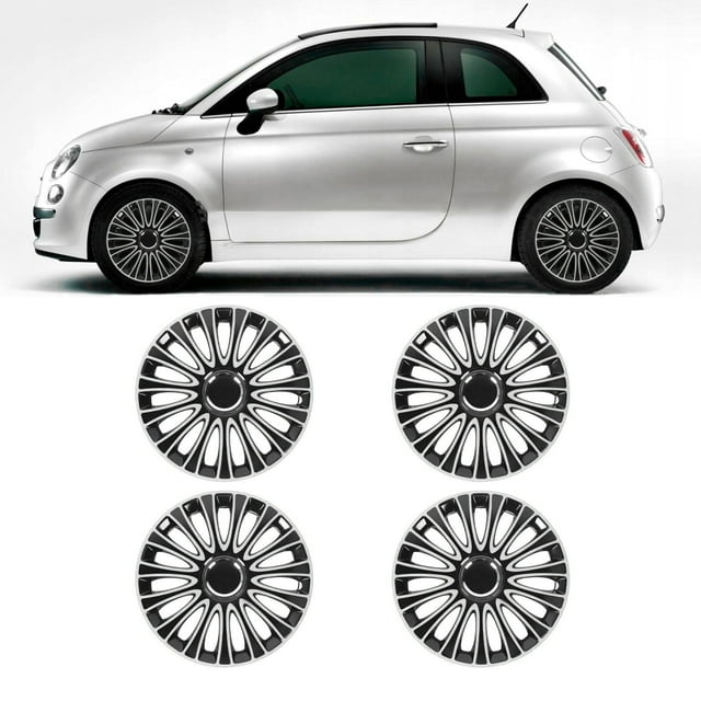 Wheel Rim Cover, Anti Impact Scratch Proof 14 Inch Wheel Hub Caps Stylish Look Universal for Cars Trucks SUV