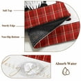 thumbnail image 2 of Merry Christmas Round Rug 5ft Washable Circle Kitchen Rugs Non Slip Gnomes Red Xmas Tree Buffalo Plaid Large Area Rug Indoor Floor Carpet for Bedroom Living Room Home Office Dining Room Nursery, 2 of 8