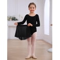 thumbnail image 3 of Combinación de leotardos de ballet con falda y medias para niñas Mecceos, 3 of 9