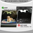 thumbnail image 4 of Binienty Golden Turtle Ocean Print Universal Auto Trunk Cargo Liner, Anti-Slip Easy Clean Rear Trunk Protective Mat, Stylish Vehicle, 29" x 39" Fit for Most Sedan SUV Wagon, 4 of 6