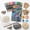 36Pack 72Colors, variant on 24 Colors Dual Tip Glitter Brush Markers, Metallic Shimmer Gel Pens, Smooth No Bleed Ink Flow Art Markers for Coloring, Card Making & Artist Craft Gifts