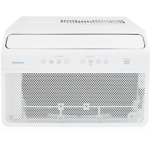 Keystone 10,000 BTU 450 sq ft Window Inverter Air Conditioner with Remote Control, White, KSTAW10INV, New