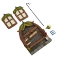 thumbnail image 3 of Kit de Maison de Fée, Design Rétro Vintage Miniature Fenêtre Porte Ensemble Mini Mignon Décoratif Attrayant pour Cadeau d'Enfants, 3 of 8