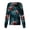 AE10_Light Green, variant on Halloween Scrubs for Women Pumpkin Ghost Loose Fit Scrub Shirts Stretchy Long Sleeve Scrub Shirts with Pocket Green L