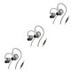 thumbnail image 4 of Seitruly Auriculares con cable Auriculares dinámicos de 3,5 mm Auriculares para correr Teléfono inteligente Auriculares manos libres Oficina Conducción Type1 NO1, 4 of 6
