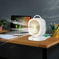 thumbnail image 6 of Portable USB Charging Fan with 2000mAh Battery Super Silent 5 Speed Adjustable For Office Home Travel Quiet Brushless Motor Long Battery Life 4 15 Hours, 6 of 6