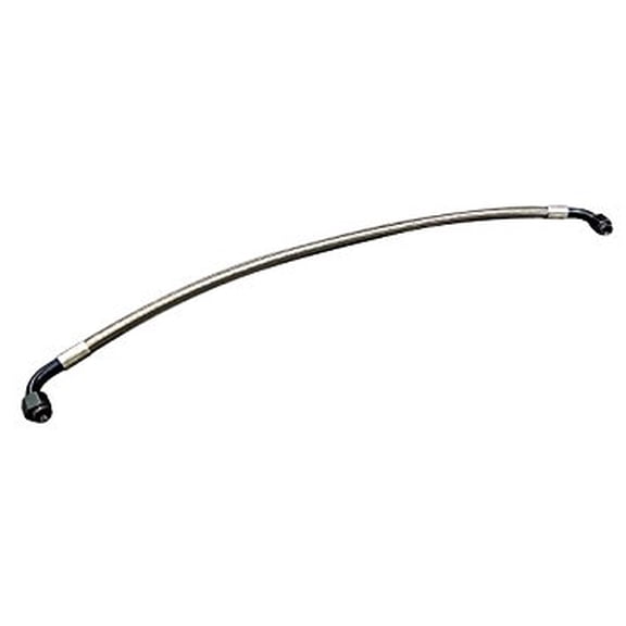 10AN 90-90 48" Length Stainless Braided PTFE Oil Line