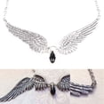thumbnail image 2 of LICEWO Wing Choker Gothic Pendant Chain Necklace for Women Men Wedding Ornament, 2 of 9