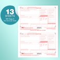 thumbnail image 3 of Kit W2 Forms 2025 de 4 piezas para 25 empleados con sobres y W3, 3 of 8