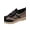 Black, variant on Dlongli Women's Flat Comfortable Casual Walking Shoes