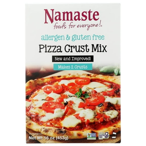 Namaste Foods Gluten Free Pizza Crust Mix - 16 oz Pack of 4
