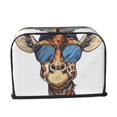 thumbnail image 7 of Rateoe American Giraffe Style Pattern Toaster Covers 2 Slice Wide Slot,Bread Machine Cover,Bread Dust Cover & Fingerprint Protection,Appliance Covers, 7 of 7