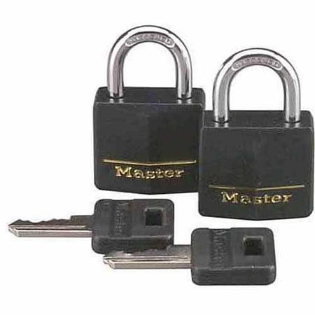Master Lock 131T Covered Brass Steel Shackle Padlock