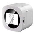 thumbnail image 3 of Bunblic Voice Control Mini Printer Box Gift Compact Kids Adults Home with Paper Roll White, 3 of 7