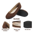 thumbnail image 6 of Ataiwee Women's Wide Width Flats Shoes - Casual Comfortable Round Plus Size Ballet Shoes., 6 of 8