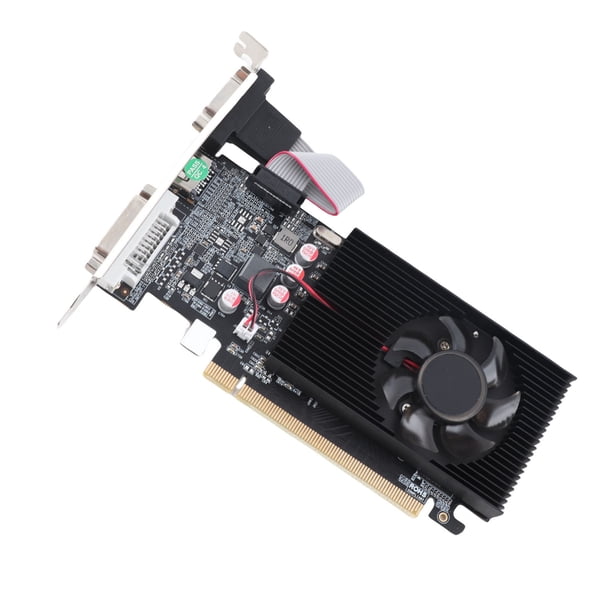 Tarjeta Gráfica, Tarjeta Gráfica De Computadora 700MHz Frecuencia De Núcleo 1200MHz Frecuencia De Memoria Silenciosa 2GB DDR3 64BIT Para Edición De Video Para 10