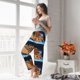 thumbnail image 5 of Balery Ocean Scene with Noah's Ark Pantalones de pijama para mujer, pijamas ultraligeros, pantalones de estar por casa-Small, 5 of 6