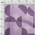 thumbnail image 2 of oneOone Viscose Chiffon Purple Fabric Geometric Abstract Polka Sewing Material Print Fabric By The Yard 42 Inch Wide, 2 of 4