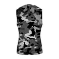 thumbnail image 5 of DDAPJ pyju Mens Camo Printed Hooded Tank Top Sleeveless Hoodies Lightweight Casual Gym Workout Shirts Cooling Muscle Tee Shirt Black S, 5 of 8