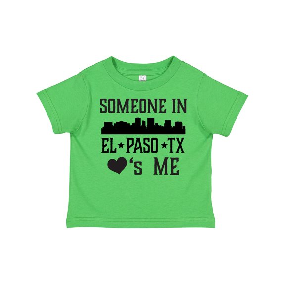 Inktastic El Paso Texas Someone Loves Me Skyline Boys or Girls Toddler T-Shirt