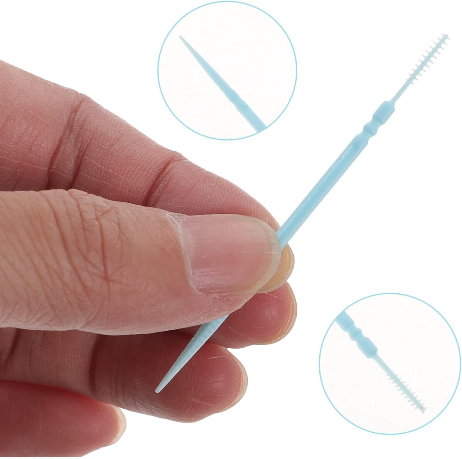 SLGHLSAHG Cleaning Tool 1060Pcs Double-Head Toothpicks, Disposable Plastic Toothpicks for Teeth Cleaning, Interdental Oral Care DentalPicks Cleaning Gadgets A37612